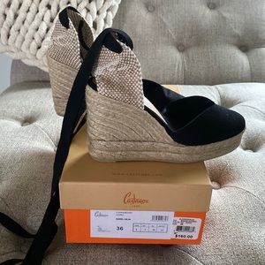 Castaner wedge tie up espadrilles 36